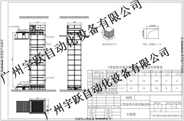 連續(xù)式垂直輸送機(jī)技術(shù)方案